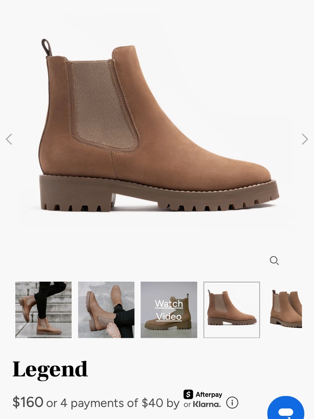 Thursday Boots Legend Chelsea Boot in Pebble